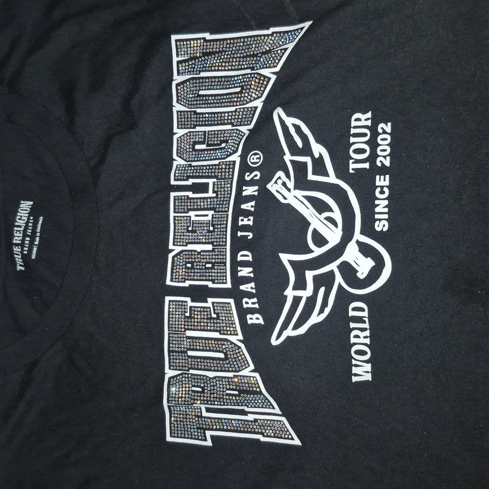 True Religion Black World Tour Tee - Picture 4 of 4